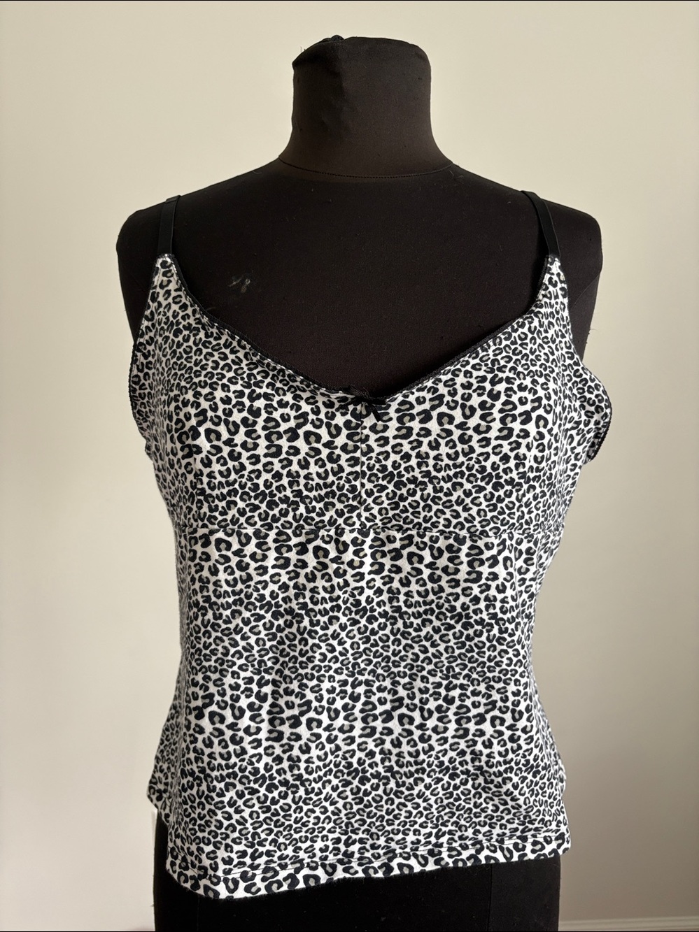 Vintage Y2K 90s leopard cheetah tank top XL Old Navy